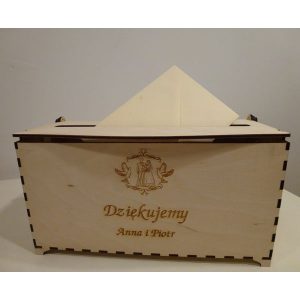 Eleganckie ozdobne pudełko na koperty (model A401)